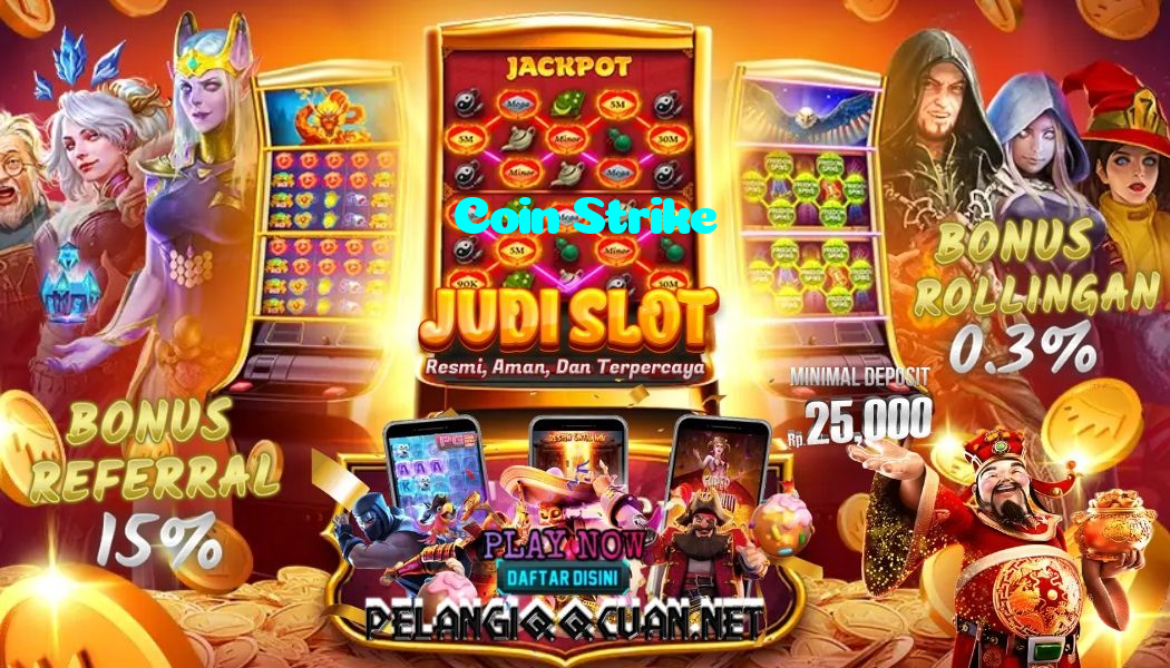 Coin Strike casino presented on mobile device in Pakistan with slots and live games